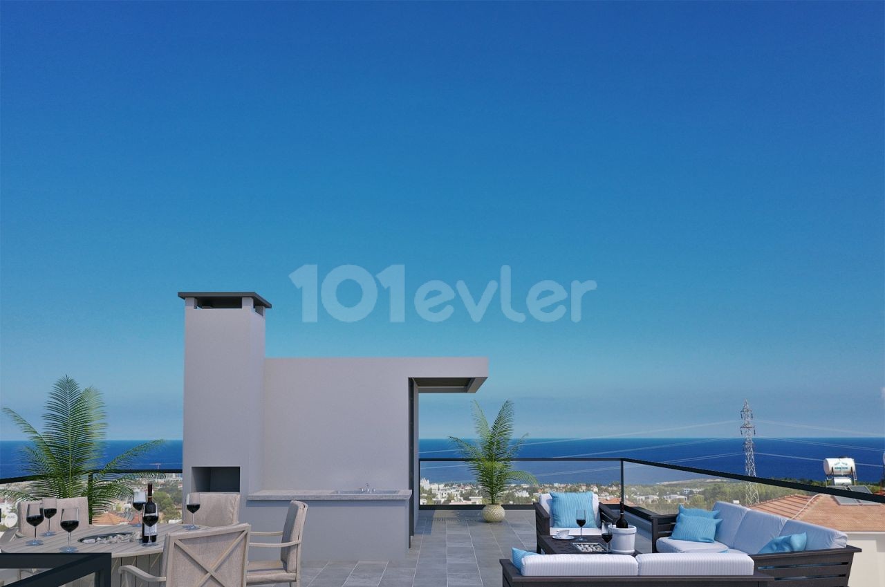 Вилла с видом на море и бассейном на продажу в самом живописном районе Чаталкой, Кирения