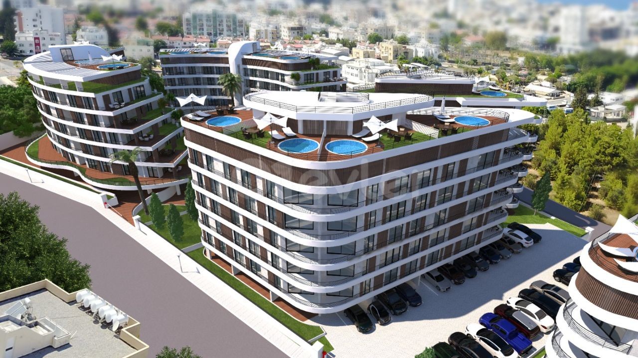 Готовые апартаменты 2+1 в центре Кирении с высоким доходом от аренды