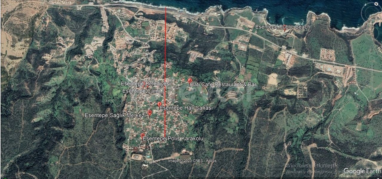 Продается 1,5 сотки земли с великолепным видом на море в районе Кирения-Эсентепе (рассматривается обмен на квартиру)