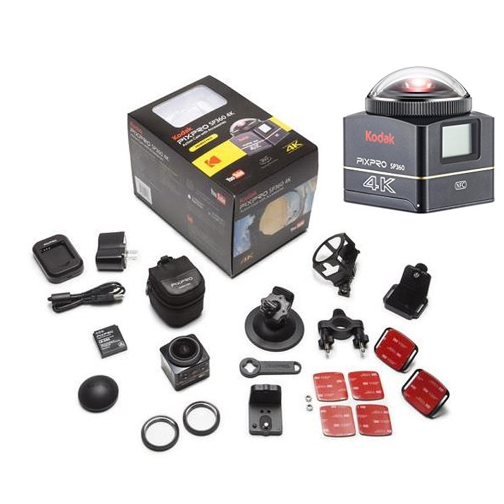 Экшн-камера KODAK SP360-BL5 Pixpro 4K Extreme Package