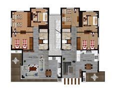 Утвержденный проект 8 квартир (110 м² - 3+1) Земля на продажу